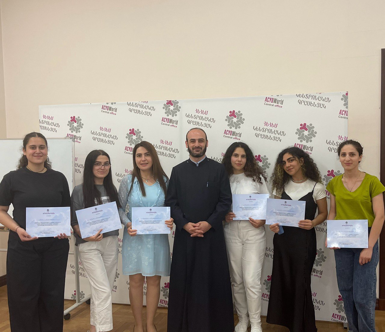 Certificates were presented to the participants of “God’s will” ACYOWorld course.