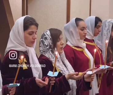 Ավագ Երեքշաբթի․ Վոլգոգրադի Ս․ Գևորգ եկեղեցի